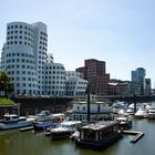 Gehrybauten im Düsseldorfer Medienhafen