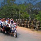 "Geht alles..." am Eingang zum Angkor Wat