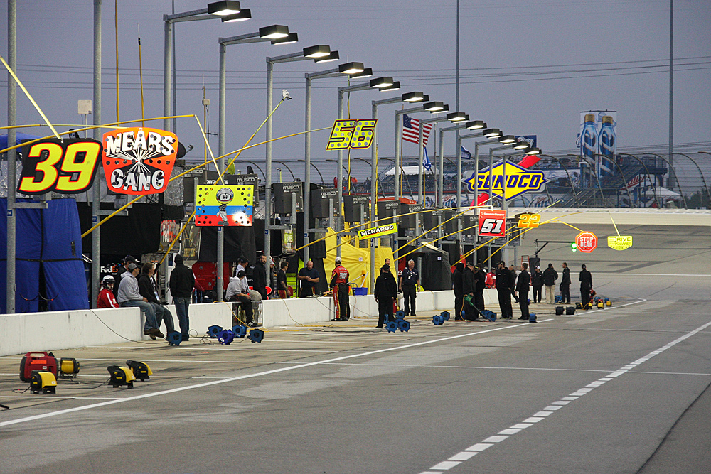 Geico 400 - It won't stop raining