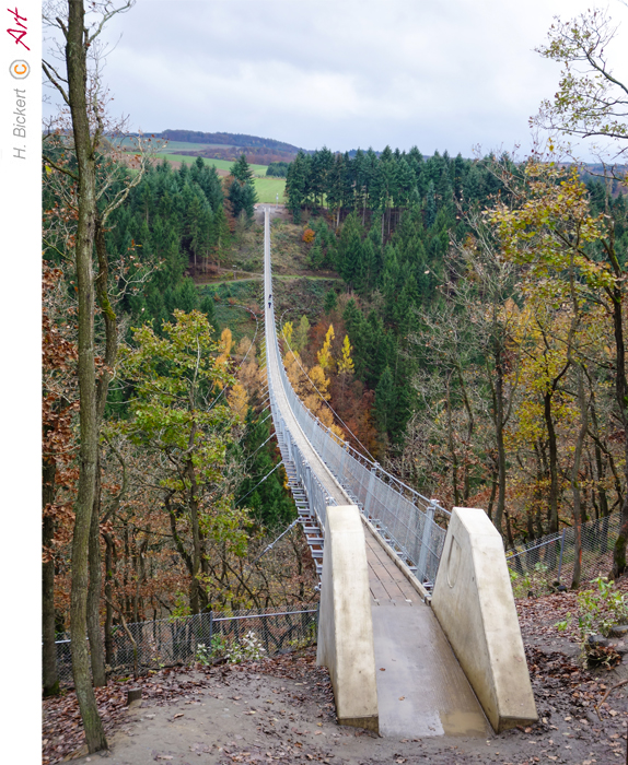 Geierlay Hängeseilbrücke bei Mörsdorf im Hunsrück