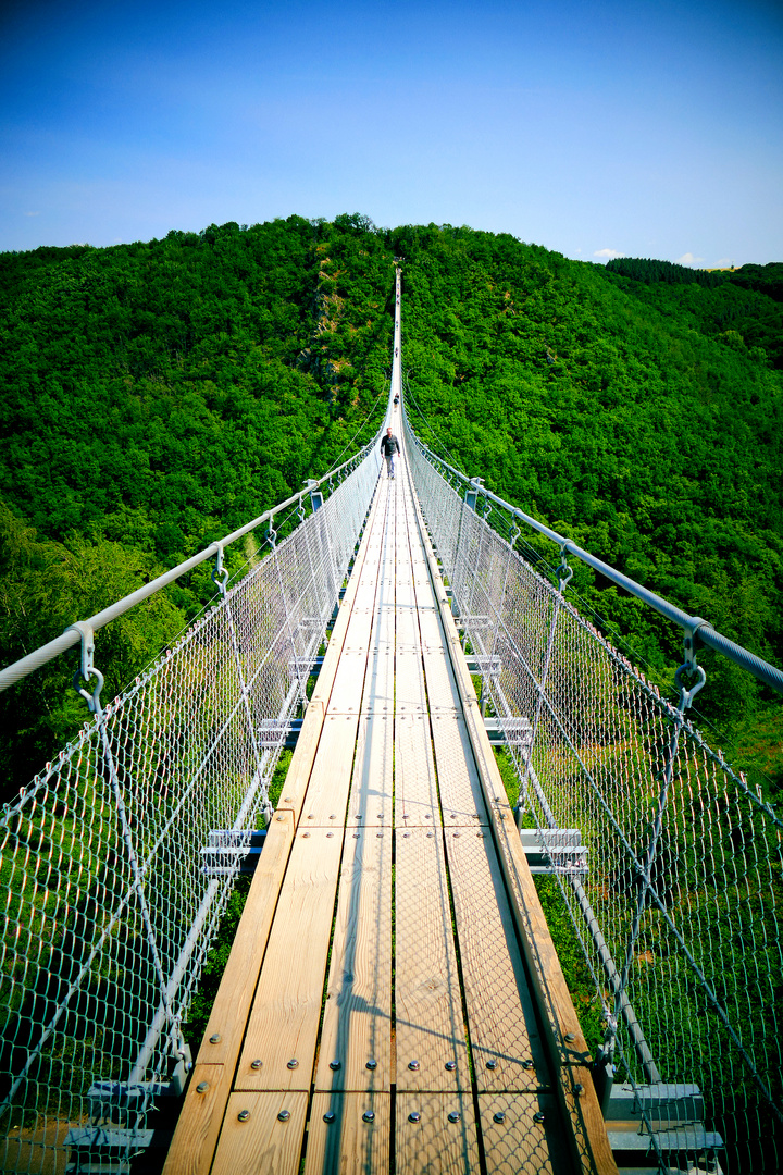 Geierlay-Hängeseilbrücke im Hunsrück