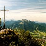 Geierstein bei Lenggries/Blick auf's Isartal und Brauneck