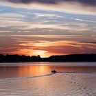 Geierswalder See in der Lausitz.