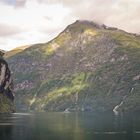 Geiranger - abendlicher Blick vom Hotel 