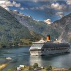 Geiranger-Fjord Camper-Feeling und man fühlt sich so klein: Norwegenreise 2012 ( HDR )