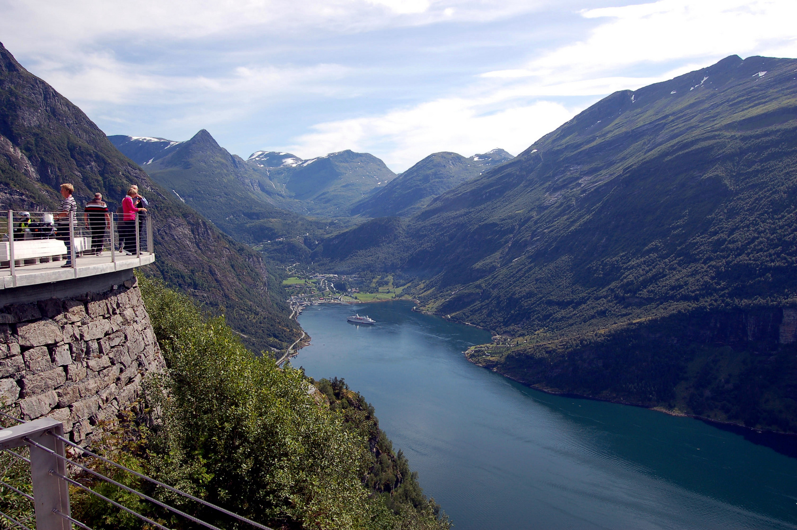 Geiranger Fjord, Hurtigroute 2009