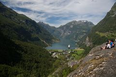 Geiranger Fjord später am Tag