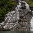 Geiranger Fjord Wasserfall „Freier“