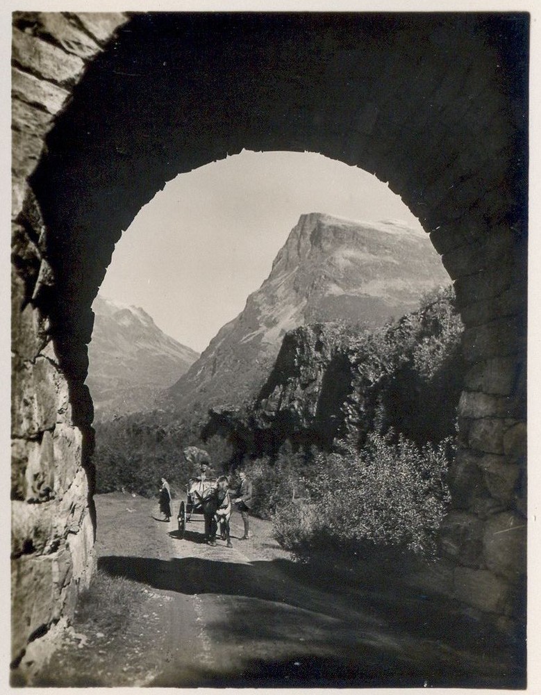 Geiranger ; Geirangertal. Foto von 1929