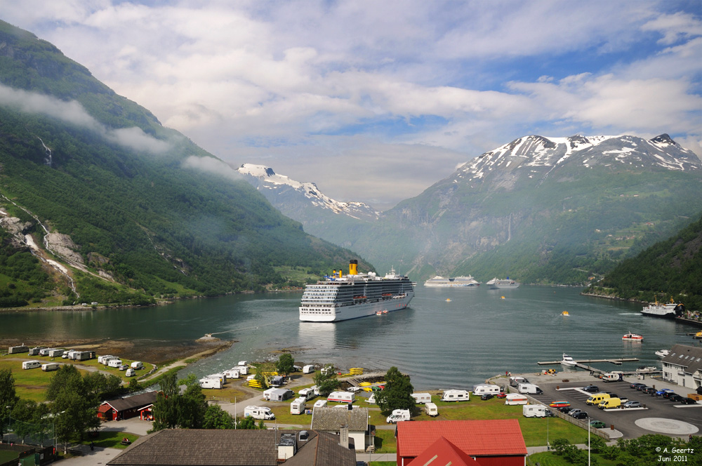 Geiranger im Juni 2011