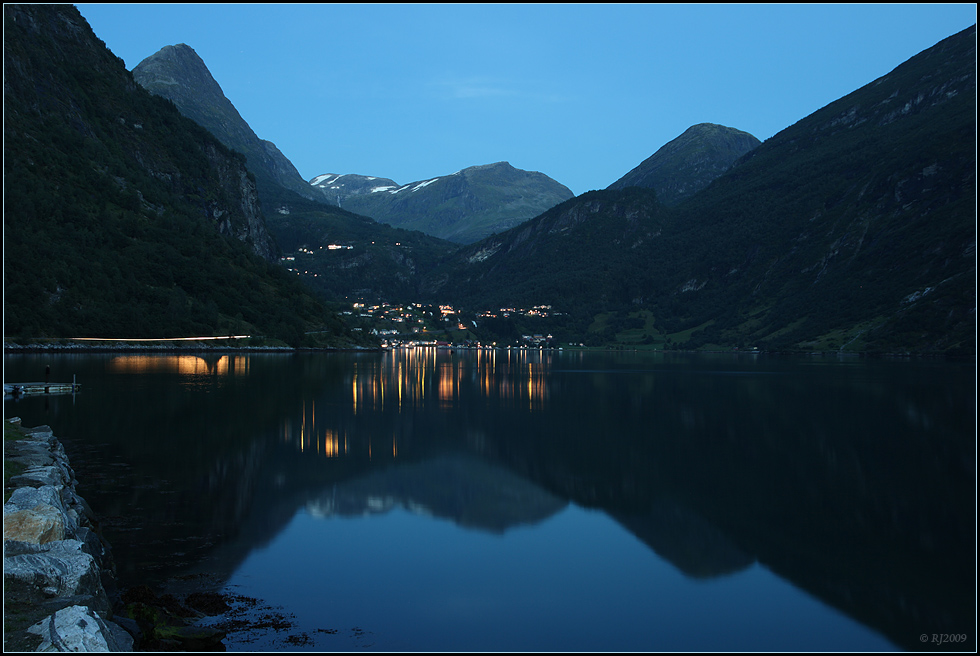 Geiranger in Blue