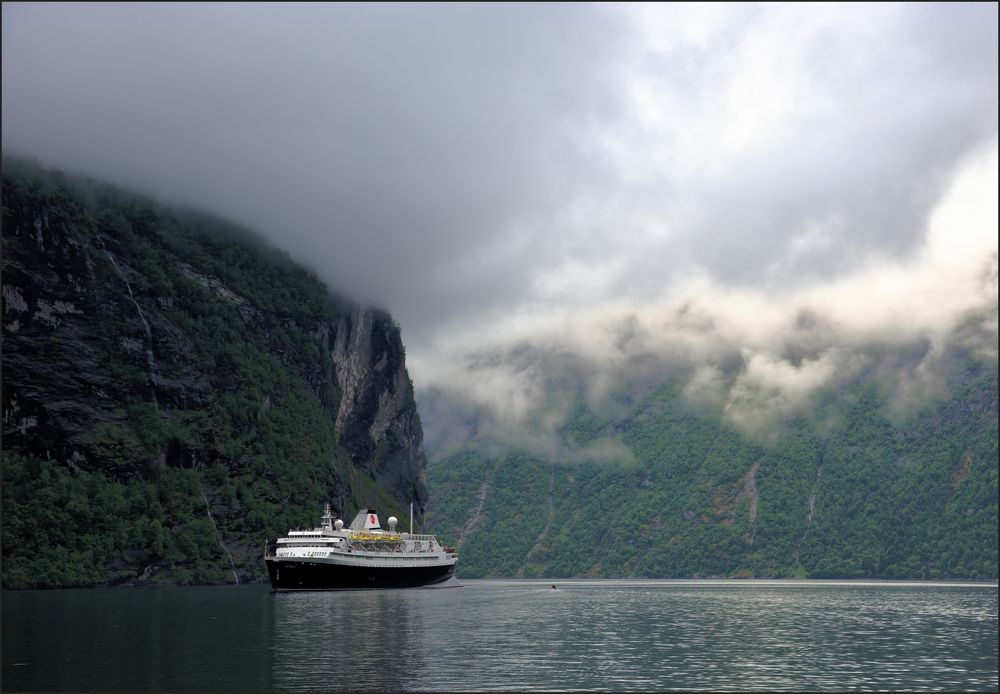 Geiranger nach dem  Regen