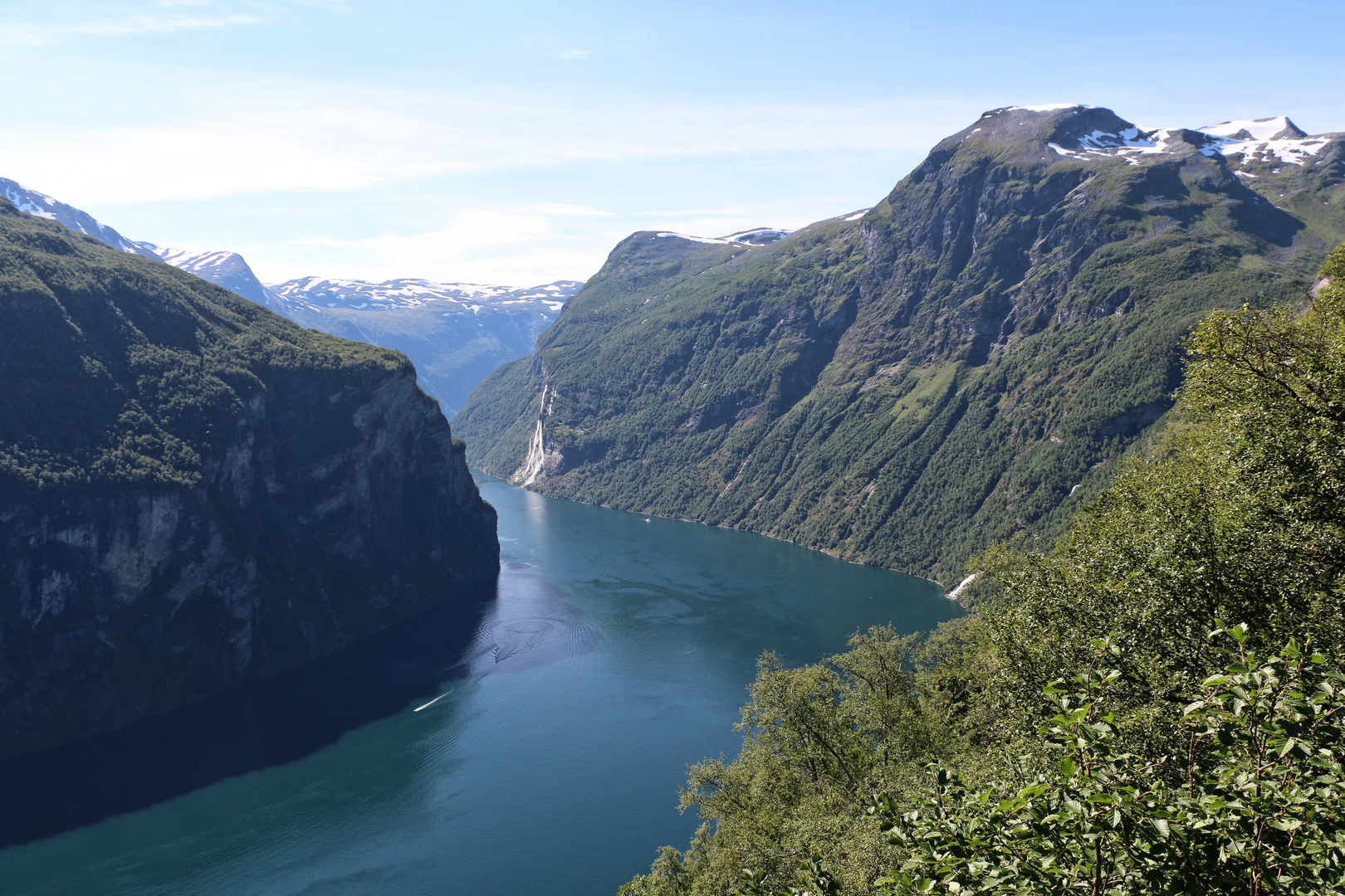 Geirangerfjord - Blick vom Aussichtspunkt...