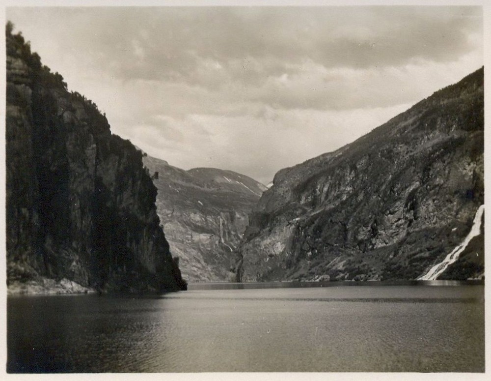 Geirangerfjord , Foto von 1929