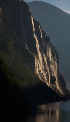 Geirangerfjord morgens zum Sonnenaufgang