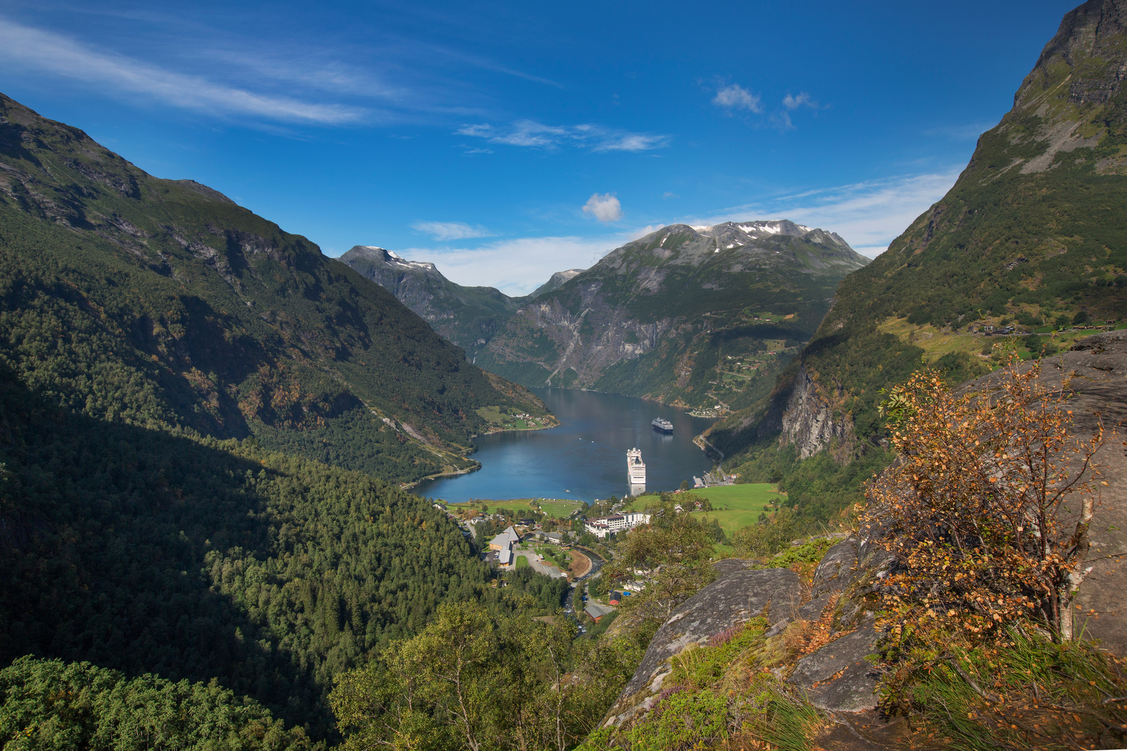 Geirangerfjord von Flydalsjuvet