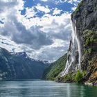 Geirangerfjord, Wasserfall "Sieben Schwestern"