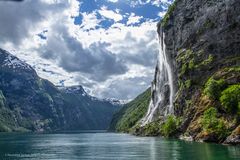 Geirangerfjord, Wasserfall "Sieben Schwestern"