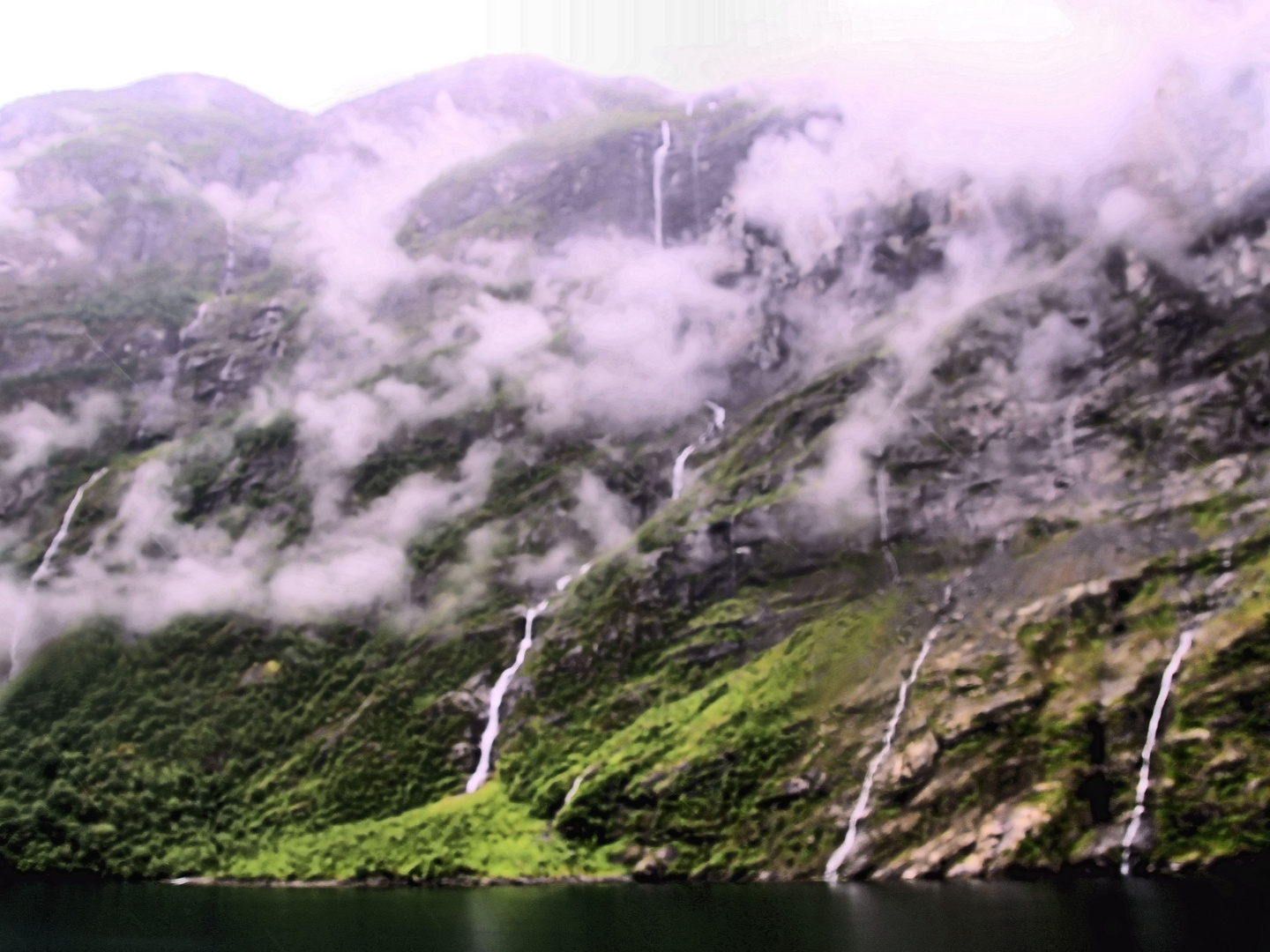 Geirangerfjord Wolkenspiel