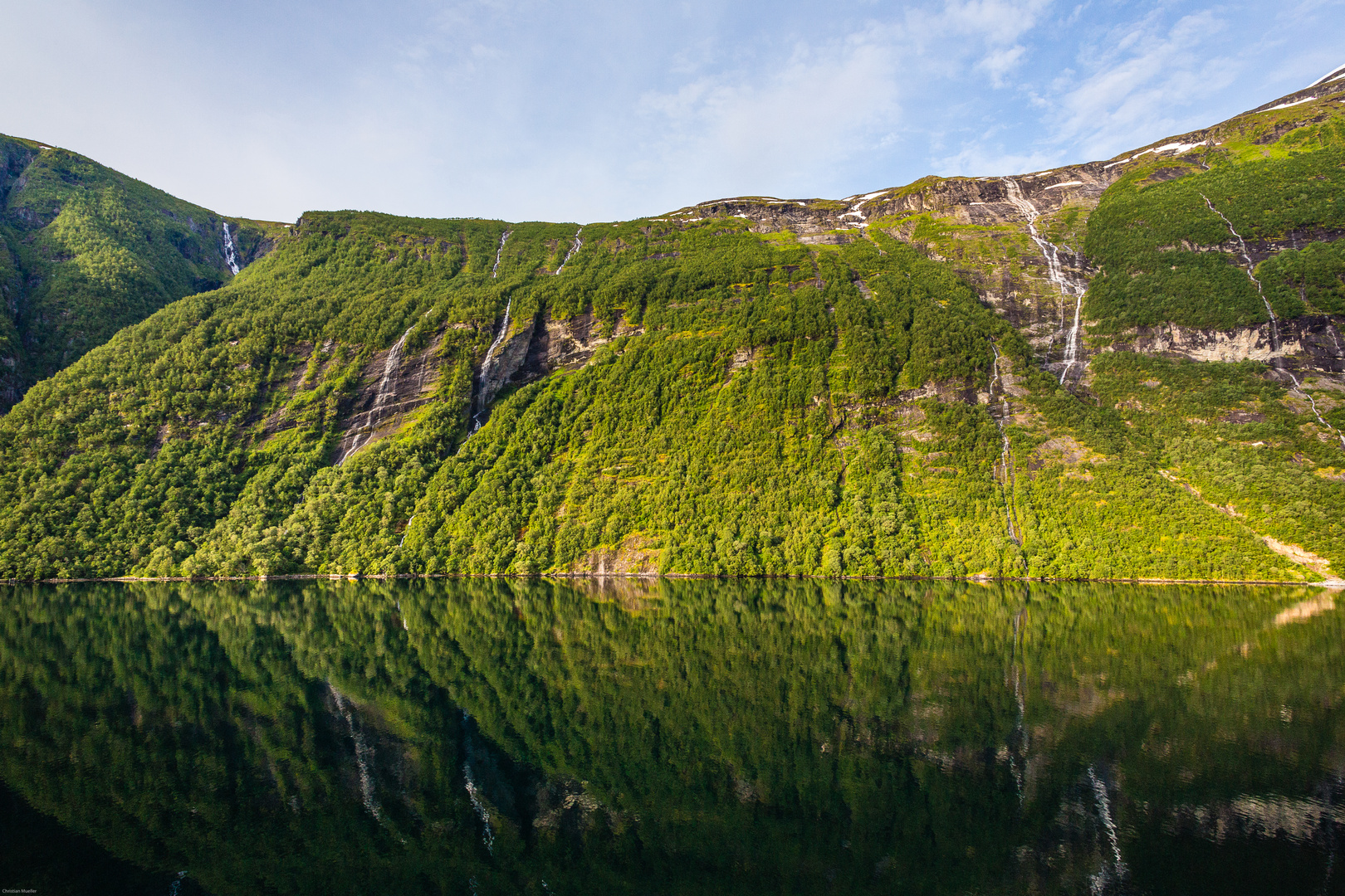 Geirangerfjord3: Spiegelung