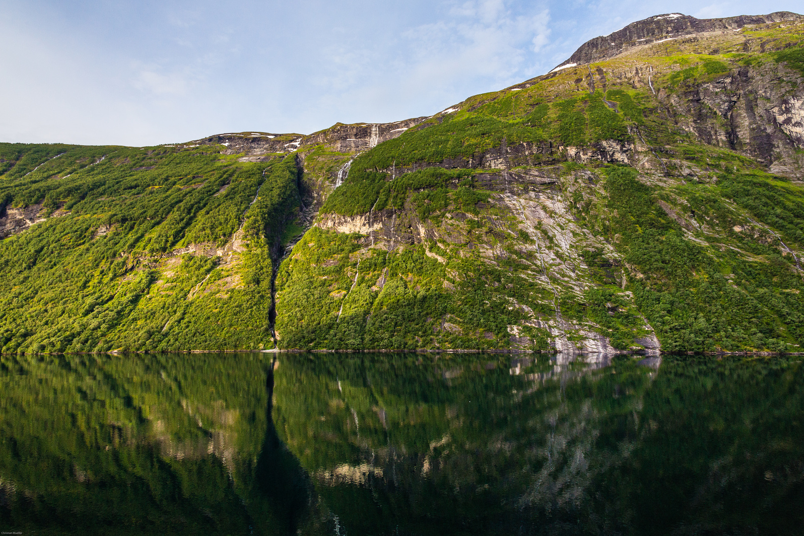 Geirangerfjord4: Wasserspiegelung