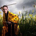 Geisha mit Katana