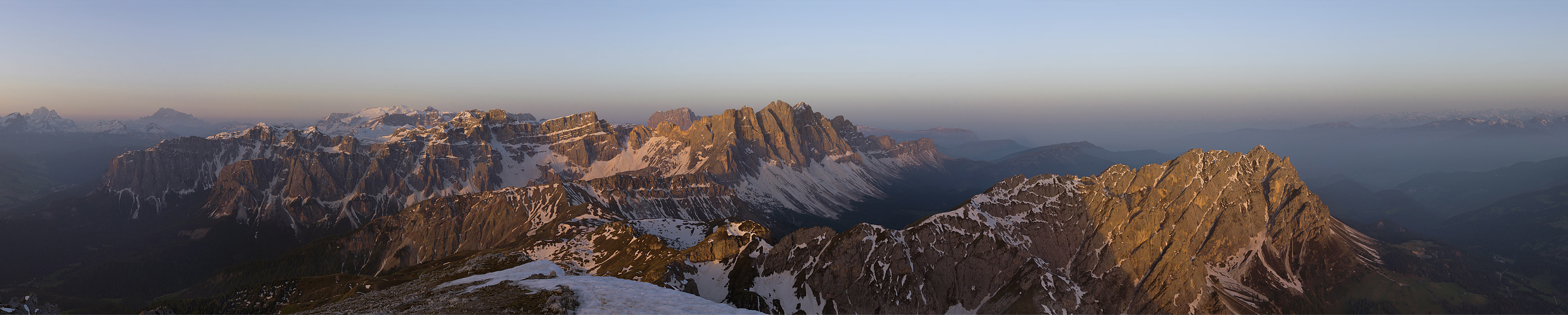 Geisler im Morgenlicht