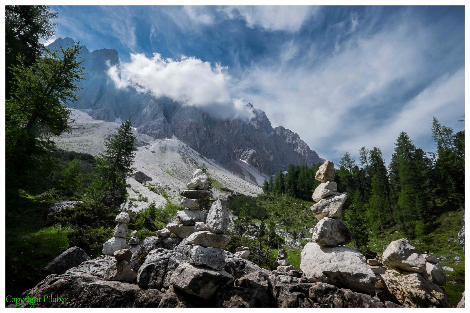 Geisler in den Wolken, Süd Tirol