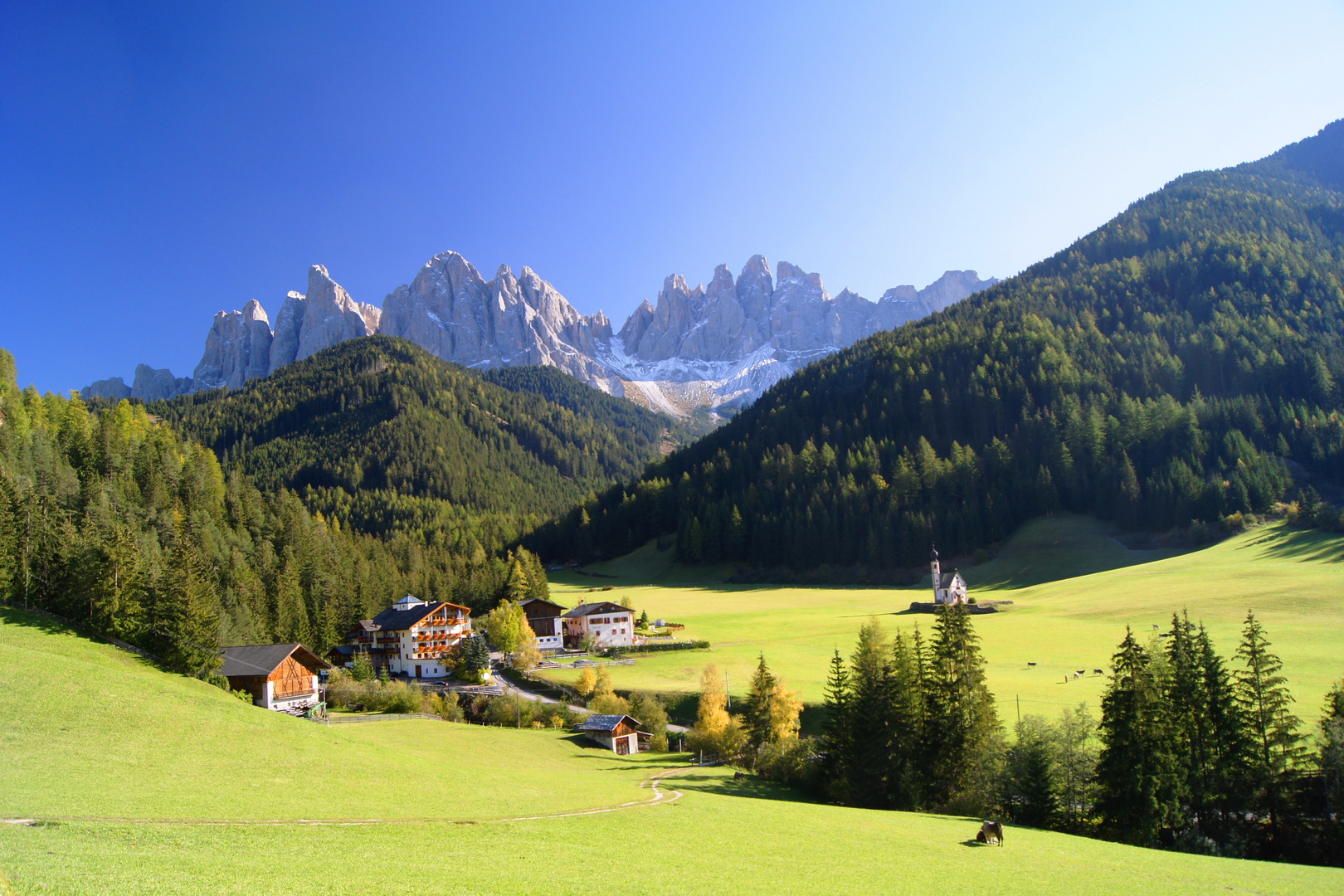 Geislerspitzen im Villnößtal, St. Maddalena, Ranui