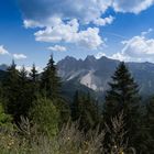 Geislerspitzen mit Peitlerkofel vom Würzjoch aus