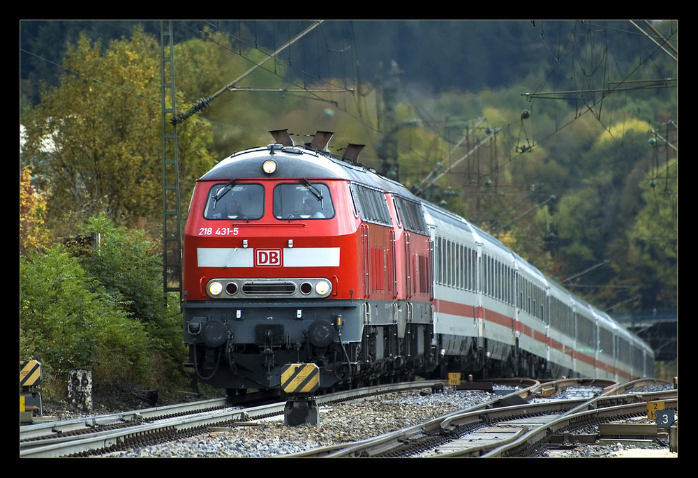 Geislinger Steige: buckeln für die Deutsche Bahn AG...