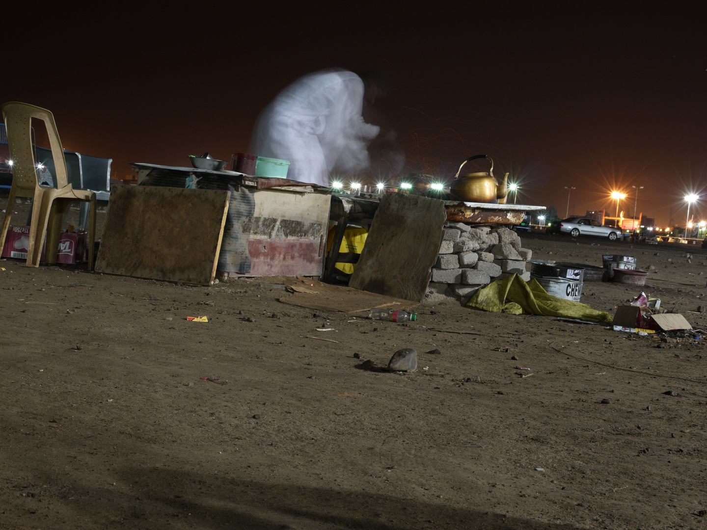 Geist beim Kaffee kochen, Port Sudan