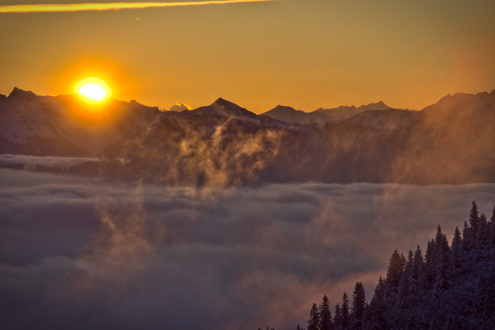 Geister Reigen am Berg