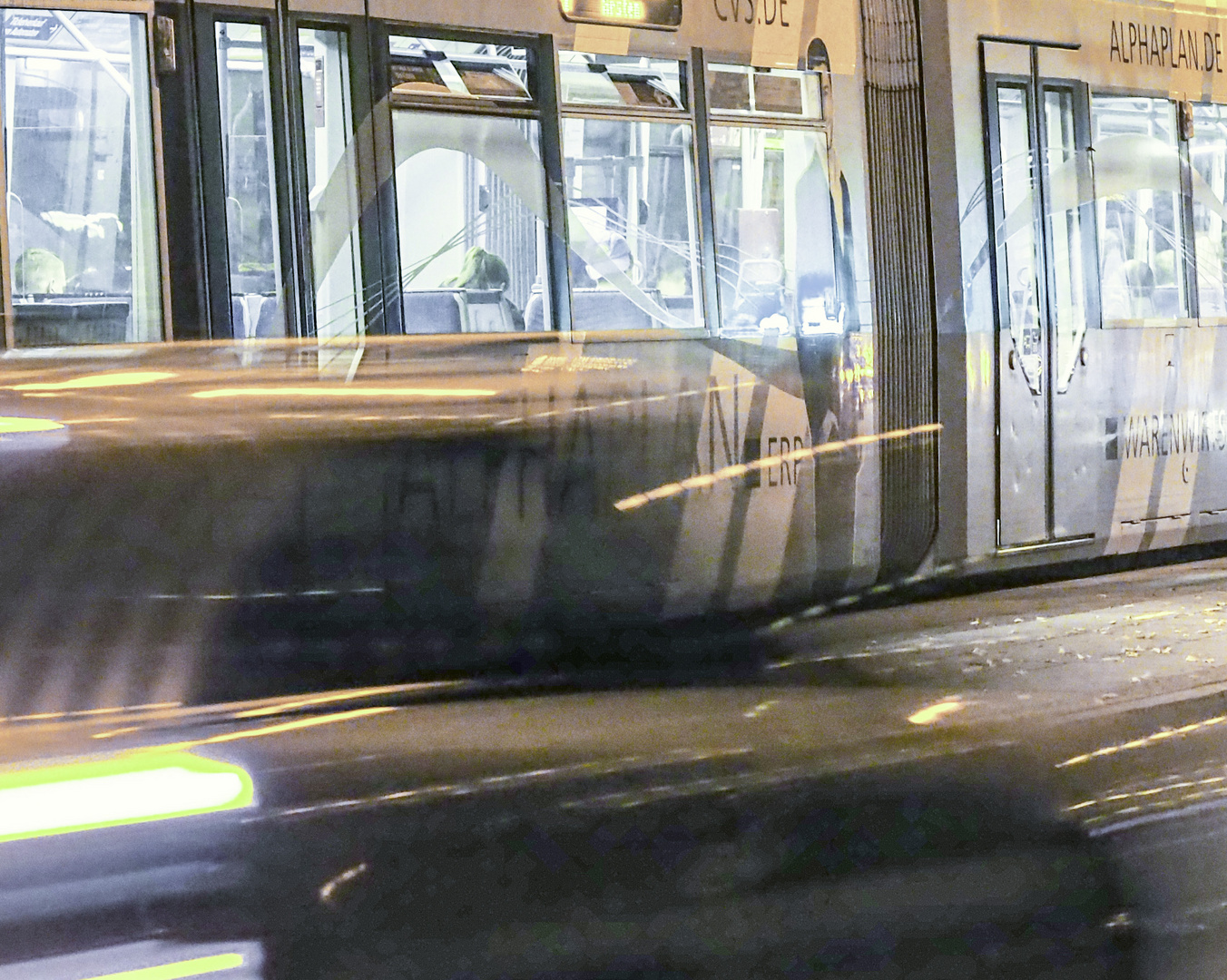 Geisterfahrer Foto & Bild experimente, abstraktes, speed Bilder auf