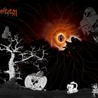 Geistermond an Halloween