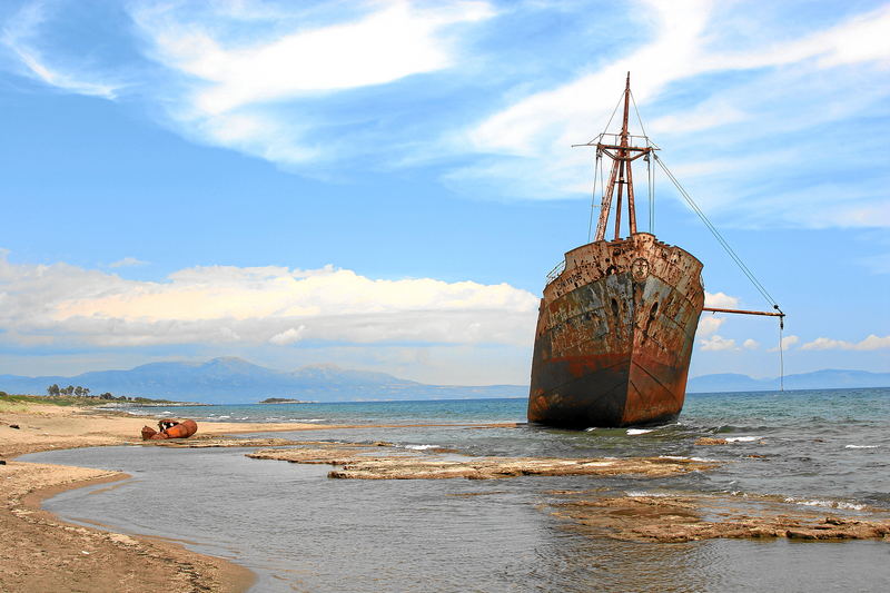 Geisterschiff in Griechenland