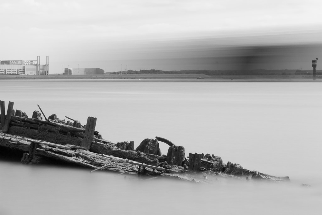 Geisterschiffe bei Blankenese