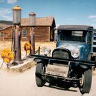 Geisterstadt Bodie: Geister-Auto an Geister-Tankstelle