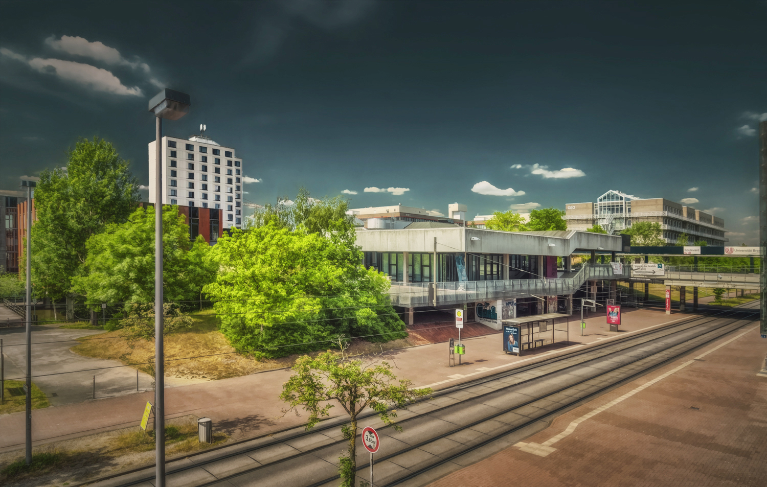 Geisterstadt Uni Bremen Zentralbereich 