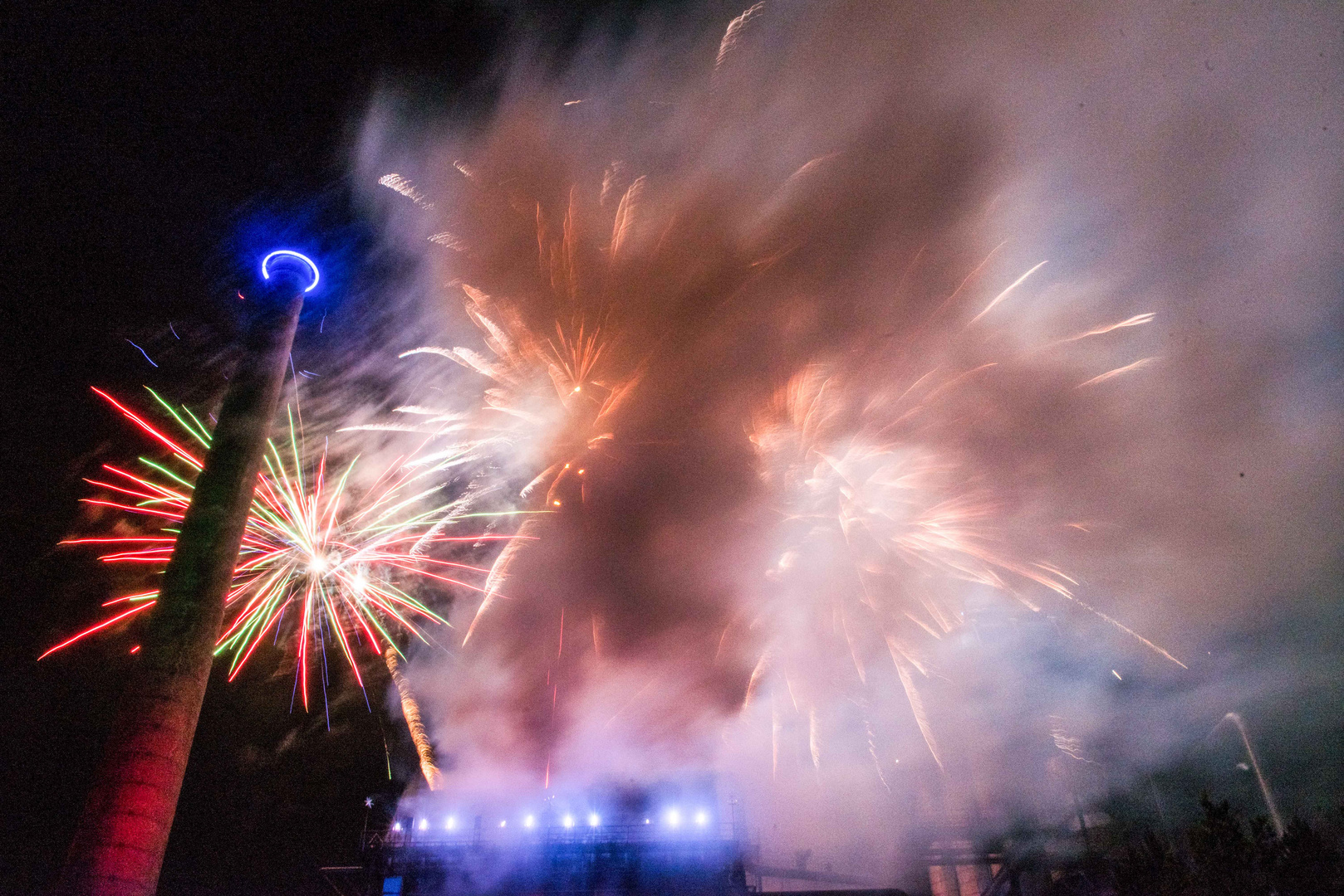 Geisterstunde beim Feuerwerk