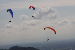 Geitschirmflieger über Baden-Baden