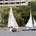 Gekentert auf der Alster