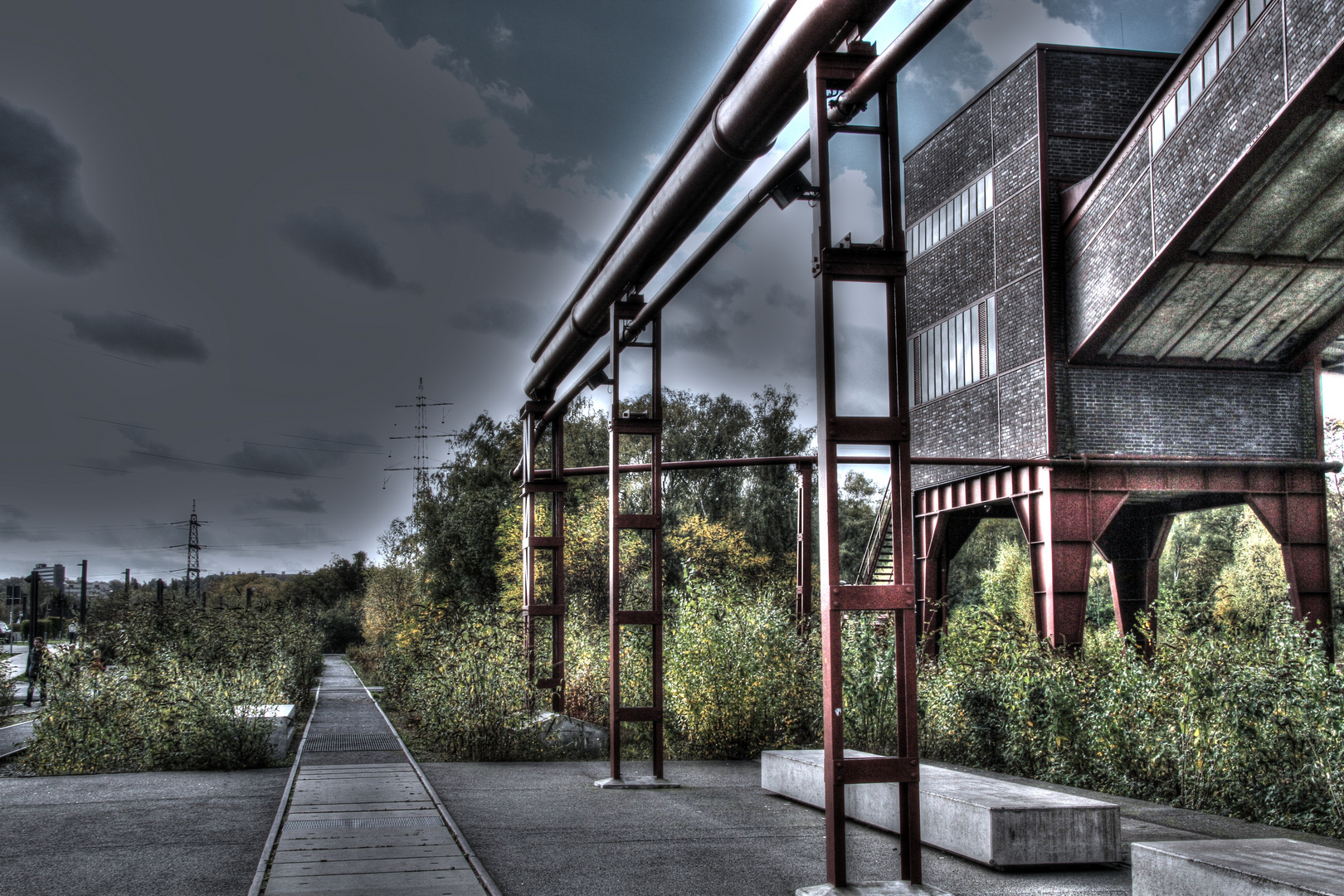 Gelände Zeche Zollverein in Essen