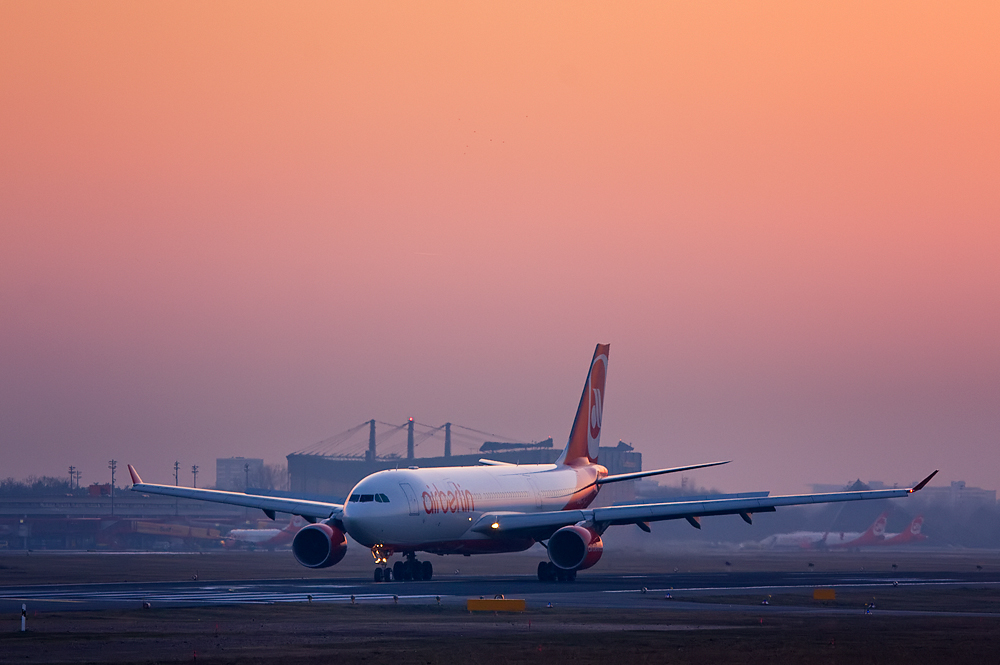 Gelandet in Tegel.