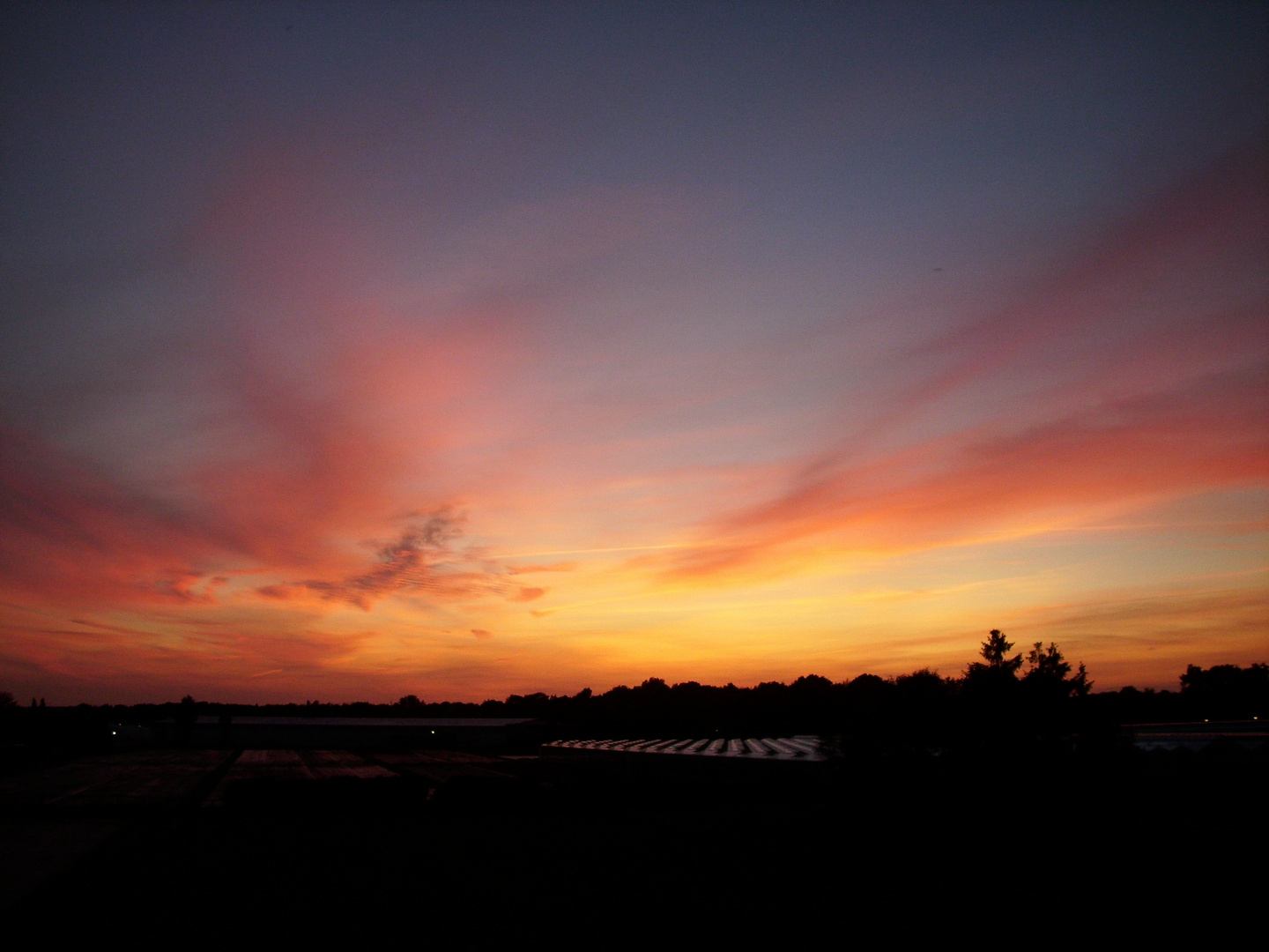 Gelb-Oranger Himmel