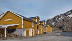 Gelbe Häuser Nusfjord