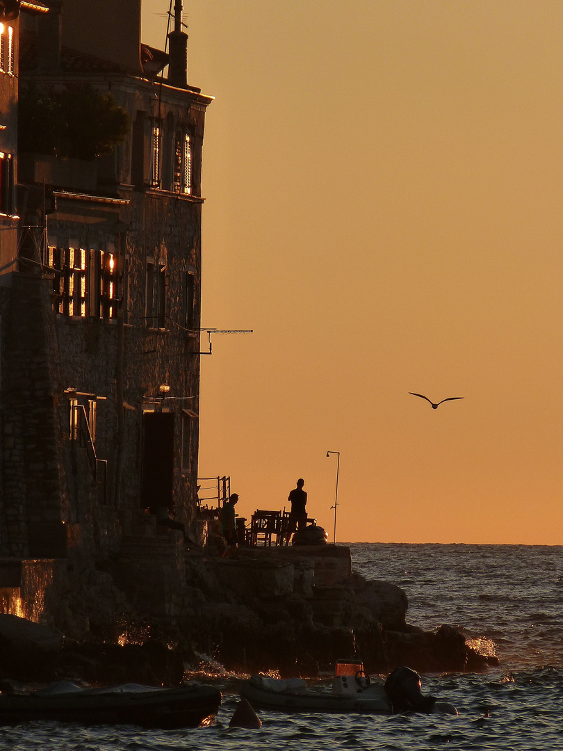 Gelbe Stunde in Rovinj