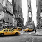 Gelbe Taxis New York 5 - Time Square