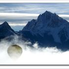 gelber Heißluftballon......