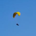 Gelber Paraglider